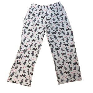 Karen Neuburger Scottie Dog Women's Soft Knit Pajama/ Lounge pants, sz Medium